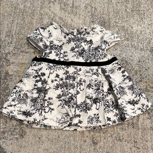Janie and Jack Black and White Kids Dress